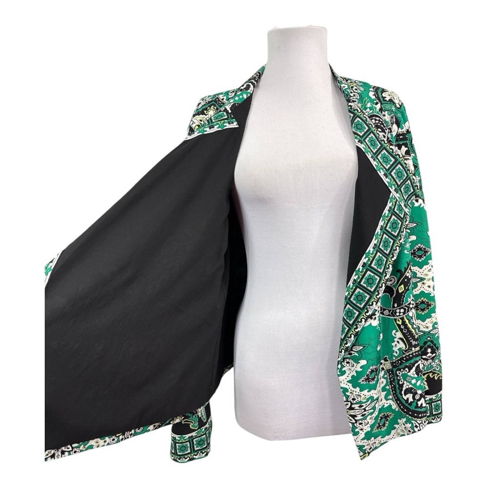 Chico's Large Lightweight Open Front Cardigan Bla… - image 4